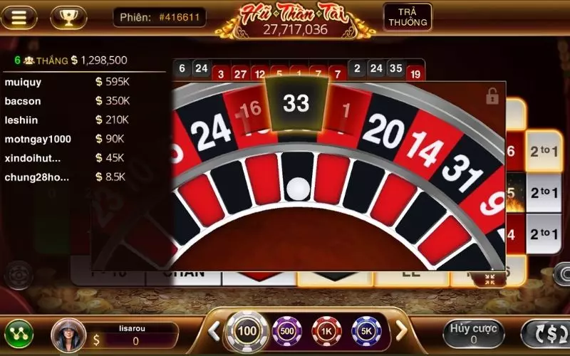 Đặt cược Roulette online bằng phương pháp Fibonacci