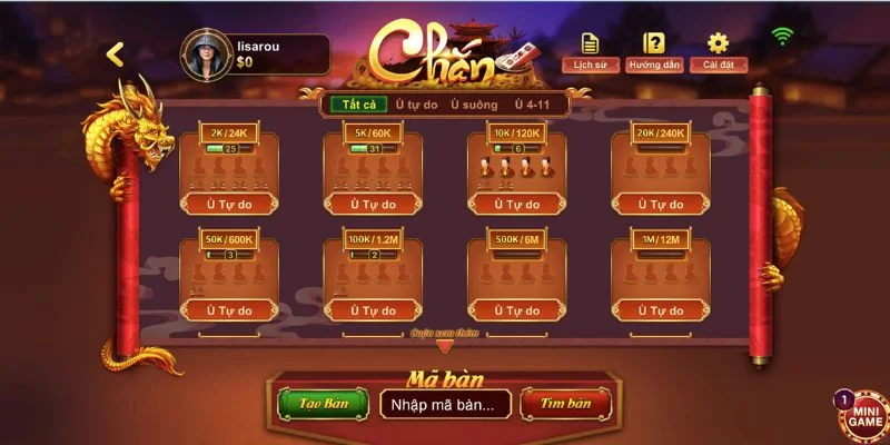 Hạ cược trong những ván đầu để làm quen game